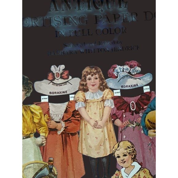 Antique Advertising Paper Dolls Full Color Book Barbara Whitton Jendrick 1981 - Picture 2 of 8